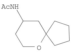 Acetamide, N-6-oxaspiro[4.5]dec-9-yl-
